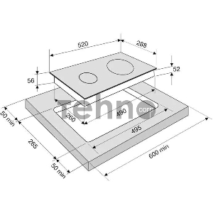 Индукционная варочная поверхность KRONA REMO 30 BL