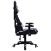 Кресло игровое Cactus CS-CHR-090BLW черный/белый сиденье черный/белый эко.кожа крестовина пластик пластик черный/белый, фото 3