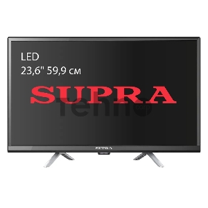 Телевизор LED Supra 23.6 STV-LC24LT0075W черный/HD READY/50Hz/DVB-T/DVB-T2/DVB-C/DVB-S/USB (RUS)