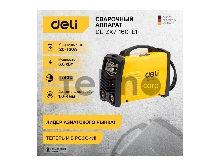 Сварочный аппарат инверторный Deli DL-ZX7-160-E1 (20-160А, 6,8кВт, 40%, диаметр электрода 1,6-4мм)