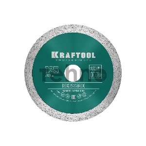Диск KRAFTOOL Keramo 125 мм, алмазный отрезной сплошной по керамограниту 36684-125