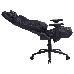 Кресло игровое Cactus CS-CHR-130 черный сиденье черный эко.кожа с подголов. крестовина металл пластик черный, фото 6