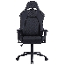 Кресло игровое Cactus CS-CHR-130 черный сиденье черный эко.кожа с подголов. крестовина металл пластик черный, фото 7