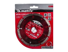 Диск MATRIX алмазный отрезной сегментный, 125x22,2 мм, сухая резка// PREMIUM 73173