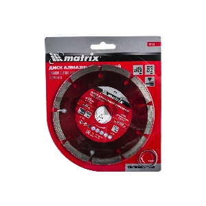 Диск MATRIX алмазный отрезной сегментный, 125x22,2 мм, сухая резка// PREMIUM 73173