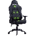 Кресло игровое Cactus CS-CHR-130-M, массажное, с подголовником, черный, фото 2