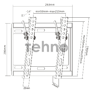 Кронштейн ЖК телевизор ULTRAMOUNTS UM831TW 17- 43