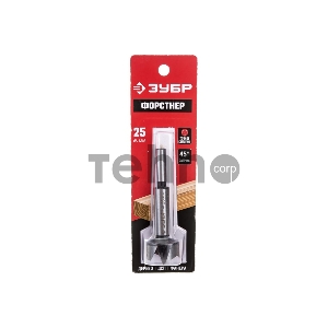 Сверло Зубр Форстнера по дереву, Мастер d=25мм 2993-25_z01