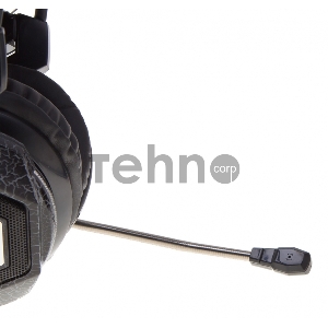 Наушники с микрофоном Oklick HS-L500G черный 2.2м мониторы оголовье