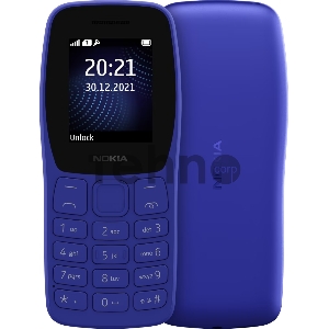 Телефон сотовый Nokia 105 TA-1428 DS BLUE (11SIAL01A01)