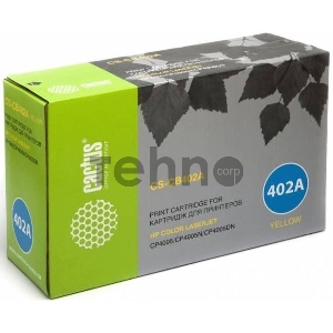 Тонер Картридж Cactus CS-CB402AR желтый для HP CLJ CP4005/CP4005DN/CP4005N (7500стр.)