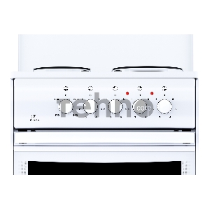 Плита Электрическая Flama AE 1409 W белый эмаль (эмалированная крышка)