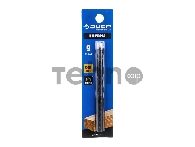 Сверло по дереву , ЗУБР d 9x115/70мм, спиральное М-образная заточка