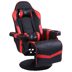 Кресло игровое Cactus CS-CHR-GS200BLR черный/красный сиденье черный/красный эко.кожа блин металл подст.для ног Кресло игровое Cactus CS-CHR-GS200BLR черный/красный сиденье черный/красный эко.кожа блин металл подст.для ног