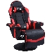 Кресло игровое Cactus CS-CHR-GS200BLR черный/красный сиденье черный/красный эко.кожа блин металл подст.для ног, фото 1