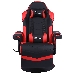 Кресло игровое Cactus CS-CHR-GS200BLR черный/красный сиденье черный/красный эко.кожа блин металл подст.для ног, фото 2