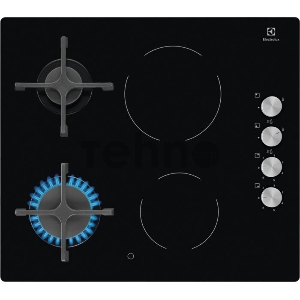 Газовая варочная поверхность Electrolux EGE6172NOK черный Газовая варочная поверхность Electrolux EGE6172NOK черный