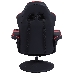 Кресло игровое Cactus CS-CHR-GS200BLR черный/красный сиденье черный/красный эко.кожа блин металл подст.для ног, фото 4