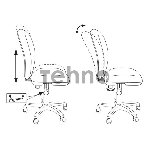 Кресло детское Бюрократ KD-W10/26-29-1 оранжевый 26-29-1 (пластик белый)