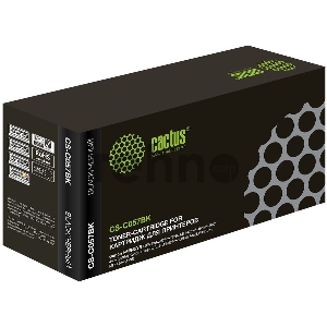 Картридж лазерный Cactus CS-C057BK черный (3100стр.) для Canon i-SENSYS LBP223dw/226dw/228x