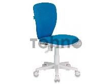 Кресло детское Бюрократ KD-W10/26-24 голубой 26-24 (пластик белый)