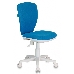Кресло детское Бюрократ KD-W10/26-24 голубой 26-24 (пластик белый), фото 1