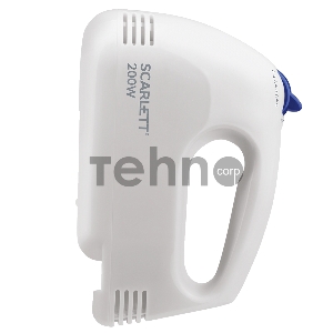 Миксер ручной Scarlett SC-HM40S03 200Вт белый/синий