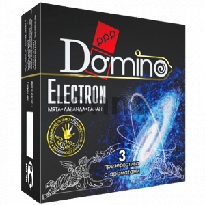 Презервативы Luxe DOMINO PREMIUM Electron, мята, лаванда и банан, 3 шт. в упаковке