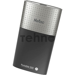 Накопитель SSD External Netac 2.0Tb Z9 <NT01Z9-002T-32BK> (USB3.2, up to 550/480MBs, 90х47.5х11.5mm, Aluminium+Plastic)