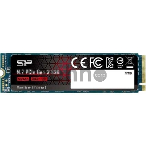 Твердотельный диск 1TB Silicon Power A80, M.2 2280, PCI-E 3x4, [R/W - 3200/3000 MB/s]