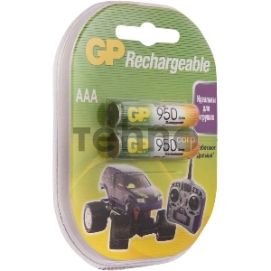 Аккумулятор GP Rechargeable NiMH 95AAAHC 950mAh,  2 шт AAA,  950мАч (2 шт. в уп-ке)
