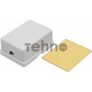 Розетка TWT (TWT-SS1-12-WH) Телефонная настенная 1 порт 6P4C. винтовая