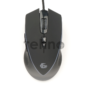 Мышь игровая Gembird MG-800, USB, 3200DPI, 6 кнопок+колесо-кнопка, кабель тканевый 1.8 м