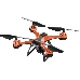Квадрокоптер Hiper WIND FPV 480р WiFi ПДУ оранжевый/черный, фото 2