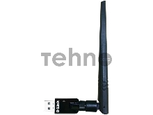 Сетевой адаптер  D-Link DWA-172/RU/B1A Беспроводной двухдиапазонный USB-адаптер AC600 с поддержкой MU-MIMO и съемной антенной
