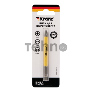 Бита для шуруповерта KRANZ PH2х90 мм