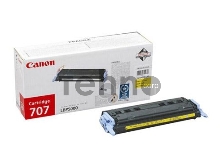 Тонер-картридж Canon 707Y (9421A004) желтый, 2000 стр., для LBP 5000/5100