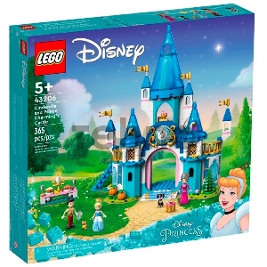 Конструктор Lego Disney Princess Cinderella and Prince Charming`s Castle пластик (43206)