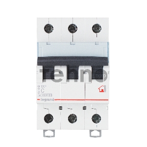 Автоматический выключатель TX3 C6A 3П 6000/10kA