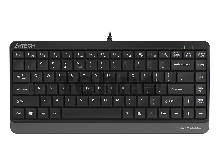 Клавиатура A4 Fstyler FK11 серый USB slim
