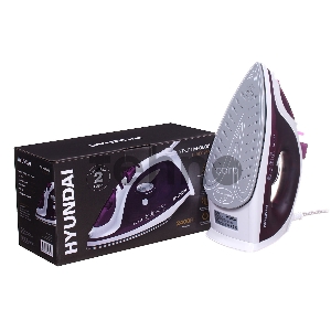 Утюг Hyundai H-SI01961 2400Вт белый/фиолетовый