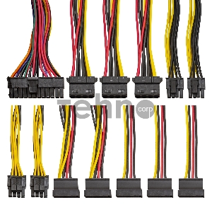 Блок питания 750W ExeGate UN750 (ATX, SC, 12cm fan, 24pin, 4+4pin, 2xPCI-E, 5xSATA, 3xIDE, кабель 220V с защитой от выдергивания)