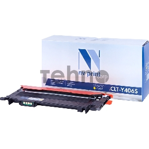 Картридж NV Print совместимый Samsung CLT-Y406S Yellow для CLP-360/365/368/CLX-3300/3305 (1000k)