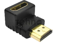 Переходник Greenconnect HDMI-HDMI  19M / 19F верхний угол, (GCR-CV304)