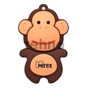 Флеш накопитель 8GB Mirex Monkey, USB 2.0, Коричневый Флеш накопитель 8GB Mirex Monkey, USB 2.0, Коричневый