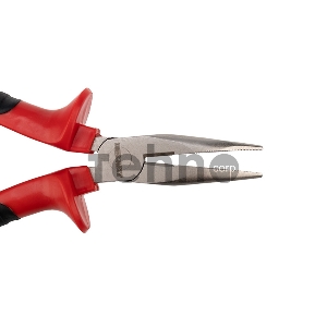 Тонкогубцы изогнутые REXANT 160 мм никелированные, двухкомпонентные рукоятки