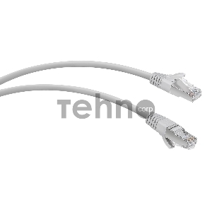 Патч-корд WRline WR-PC-RJ45-FTP-5E-5-GY F/UTP общий экран RJ-45 вил.-вилка RJ-45 кат.5E 5м серый LSZH (уп.:1шт)
