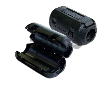 Фильтр ферритовый LANMASTER на шнур питания 3х1.5 мм2 с защелкой, черный