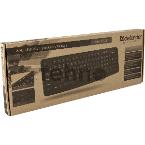 Клавиатура Defender Element HB-520 черный PS/2