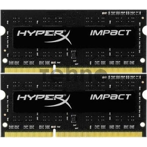 Модуль памяти Kingston SO-DIMM DDR3L 8GB 2133MHz  CL11 DRAM (Kit of 2) 1.35V HyperX Impact, EAN:740617237535